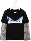 Wauw Capow Tom Temper Layered T-shirt In Black