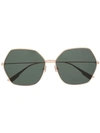 DIOR DIORSTELLAIRE8 ANGULAR-FRAME SUNGLASSES