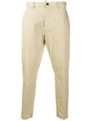 DSQUARED2 ZIP-LEG CROPPED CHINOS