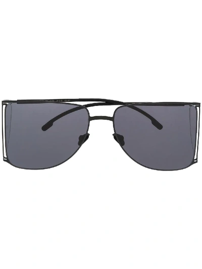 Mykita X Helmut Lang Blinder Sunglasses In Grey