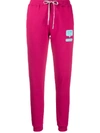 Chiara Ferragni Eyelike Logo Track Trousers In Pink