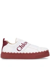 CHLOÉ TWO-TONE LOW-TOP TRAINERS