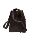 Rejina Pyo Midi Marlene Leather Bucket Bag In Charcoal