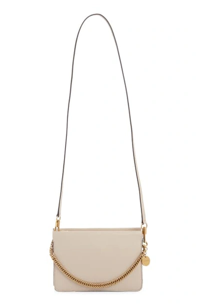 Givenchy Cross 3 Leather Crossbody Bag In Dune/ Light Blue