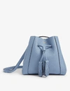 Mulberry Millie Mini Leather Tote Bag In Pale Slate