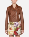 DOLCE & GABBANA LEATHER BIKER JACKET