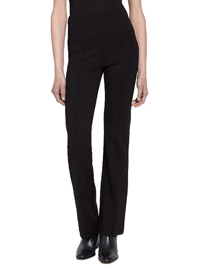 Lyssé Tara Cotton Stretch Bootcut Pants In Black