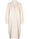 ULLA JOHNSON LANA SINGLE-BREASTED WOOL COAT