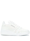 GIUSEPPE ZANOTTI PANELLED LOW-TOP SNEAKERS