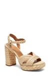 Kate Spade Disco Raffia Platform Sandals In Natural ModeSens