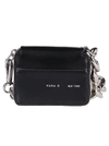 KARA BLACK LEATHER BIKE WALLET,11474457