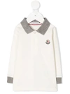 MONCLER LOGO PATCH POLO SHIRT