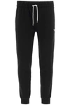 Maison Kitsuné Maison Kitsune Jogger Pants With Tricolour Fox In Black (black)