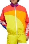 Adidas Originals Pride Off Cente Sports Jacket Multicolor In Multicolor/ White