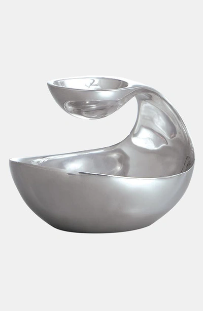 Nambe Scoop Mini Tiered Bowl Server