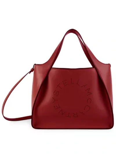 Stella Mccartney Women's Stella Logo Tote In Red