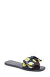 Kate Spade Bikini Slide Sandal In Lemons Fabric