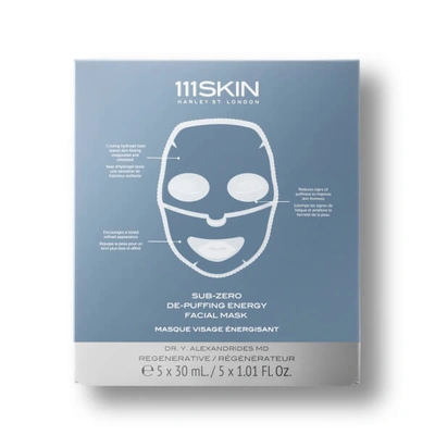 111SKIN CRYO DE-PUFFING ENERGY MASK BOX (PACK OF 5),SZDEM150