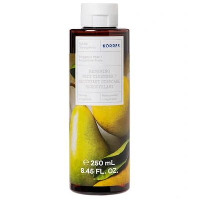 Korres Bergamot Pear Renewing Body Cleanser 250ml In Bergamot Pear