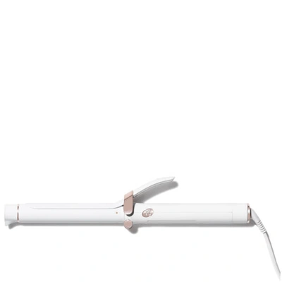 T3 Singlepass Curl 1 Inch Professional Ceramic Curling Iron In White