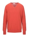 Ballantyne Cashmere Blend In Rust