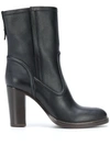 CHLOÉ LEATHER ANKLE BOOTS