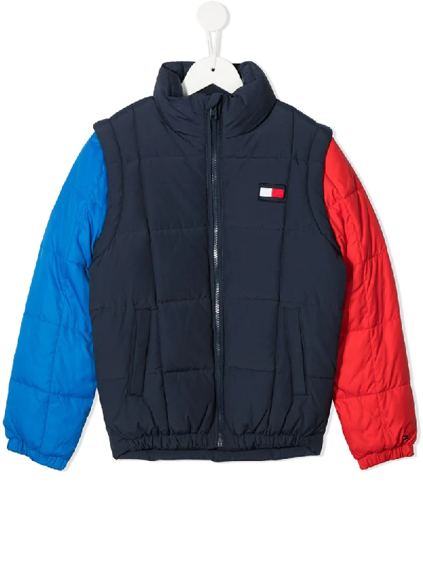 COLOUR BLOCK PADDED JACKET COLOUR BLOCK PADDED JACKET