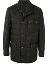 FERRAGAMO SINGLE-BREASTED QUILTED JACKET