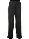ISSEY MIYAKE PLEATED WIDE-LEG TROUSERS