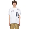 BURBERRY WHITE 'LOVE' SWAN T-SHIRT