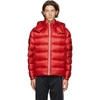 MONCLER RED DOWN ARVES JACKET