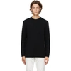 Moncler Black Knit Wool & Cashmere Sweater