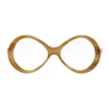 CHLOÉ TORTOISESHELL RETRO OVAL GLASSES