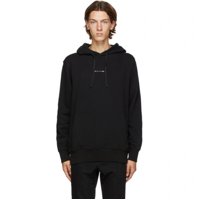 Alyx Black 'a' Sphere Logo Hoodie In Blk0001 Bla