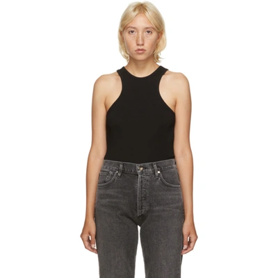 Goldsign + Net Sustain Ribbed Stretch-jersey Tank In Black
