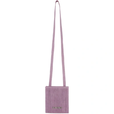Jacquemus Purple Le Gadjo Pouch Shoulder Bag In Pink