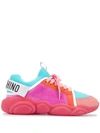 MOSCHINO TEDDY RUN PANELLED SNEAKERS