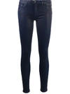 7 FOR ALL MANKIND WAXED SLIM-FIT TROUSERS