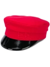 Ruslan Baginskiy Stitched Initials Military Cap In Red