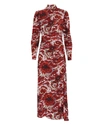 A.L.C Isabella Floral Silk High Neck Dress,060057054845