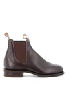 R.m.williams Gardener Whole-cut Leather Chelsea Boots In Brown