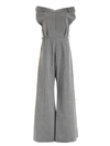 MOSCHINO GABARDINE JUMPSUIT IN GREY