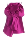 ALBERTA FERRETTI ALBERTA FERRETTI MAXI BOW TOP IN FUCHSIA