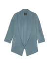 Theory Clairene Shawl Collar Jacket In Bluestone