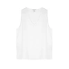 EILEEN FISHER WHITE LINEN TANK,3891183