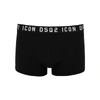 Dsquared2 Contrasting Logo Boxers In Black