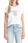 MOTHER 'THE BOXY GOODIE GOODIE' COTTON GRAPHIC TEE,8231-387