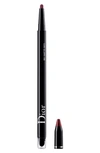 Dior Show Stylo Waterproof Eyeliner 861 Matte Red 0.007oz / 0.2g In Matte Red