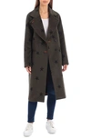 Avec Les Filles Star Double Face Trench Coat In Olive Star