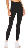 Beyond Yoga Spacedye At Your Leisure High Waisted Midi Legging In Darkest Night